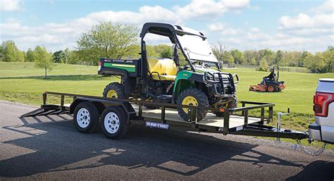 sure trac skid steer trailer|sure trac trailers.